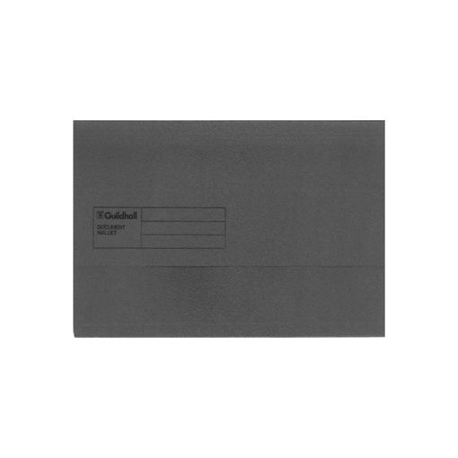 Picture of GUILDHALL CARDBOARD DOCUMENT WALLET GREY